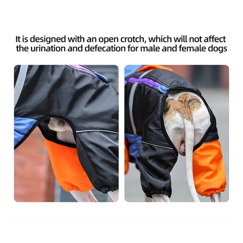 Reflective Windproof Dog Winter Jacket
