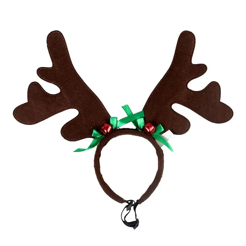 Reindeer Antlers Christmas Dog Headband