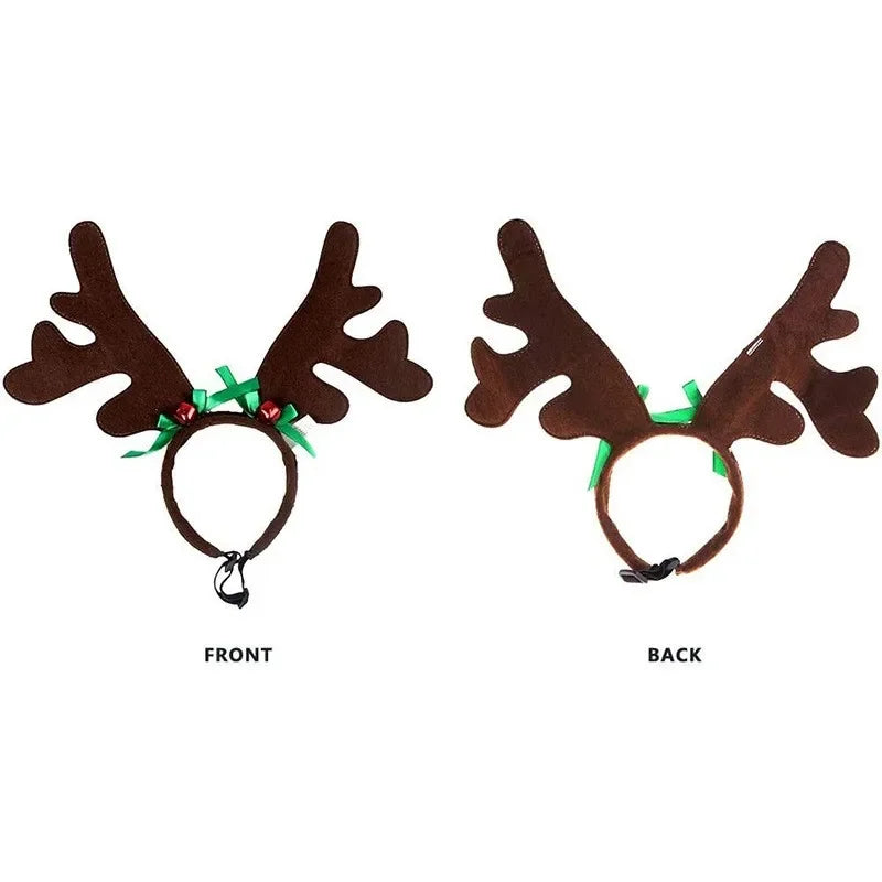 Reindeer Antlers Christmas Dog Headband