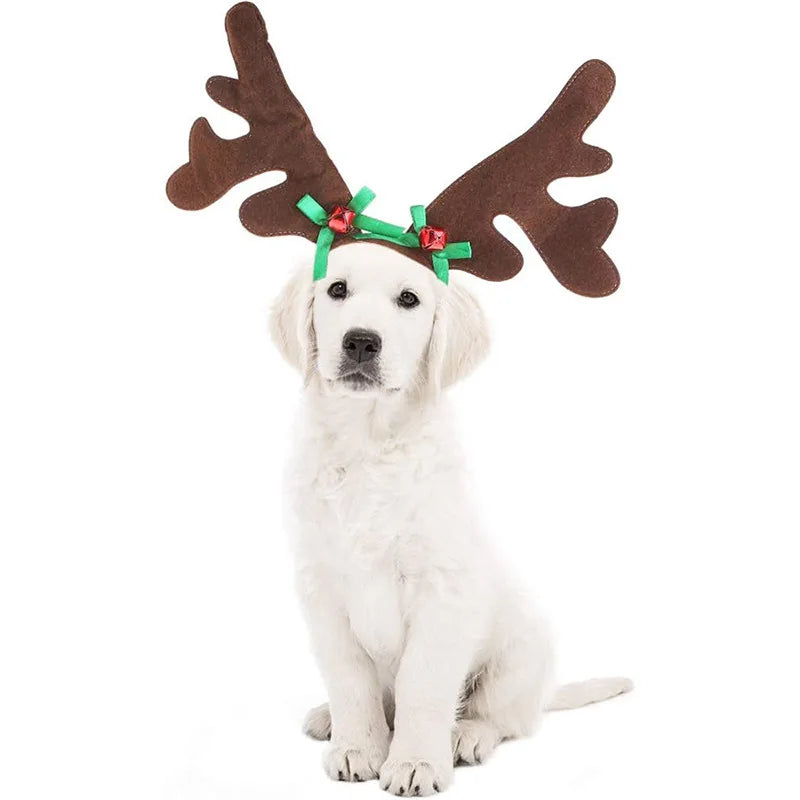 Reindeer Antlers Christmas Dog Headband