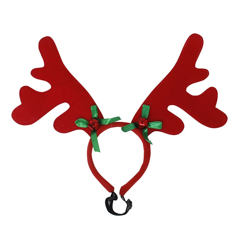 Reindeer Antlers Christmas Dog Headband