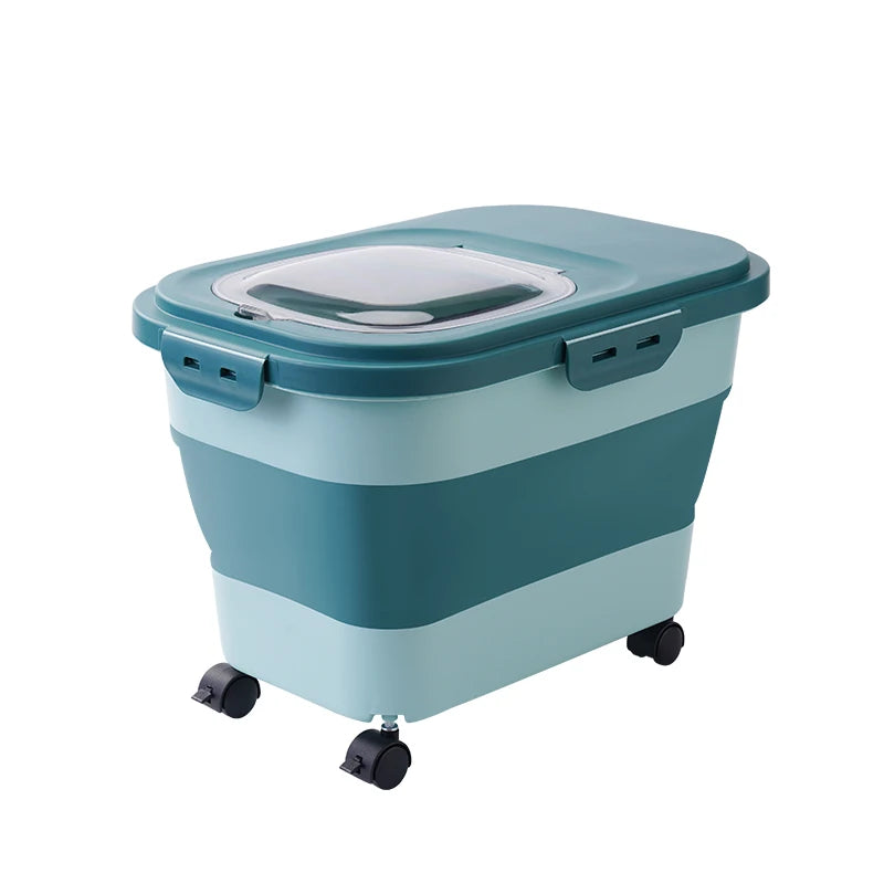Conteneur pliable pour nourriture pour animaux