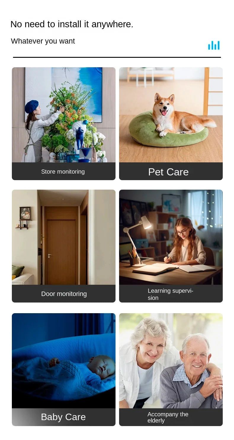 Caméra pour animaux HD connectée