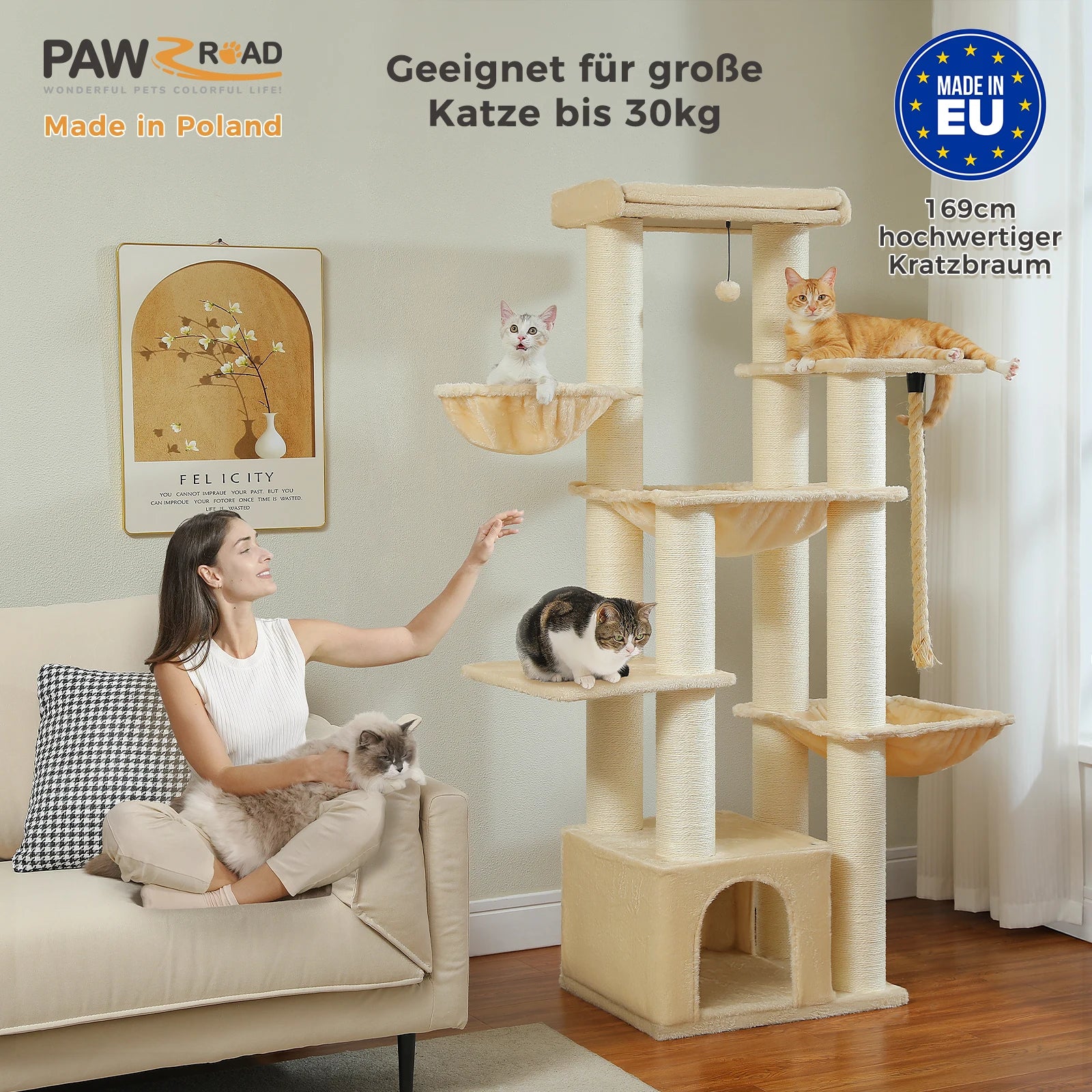 Grand arbre à chat XL