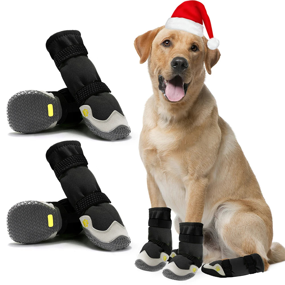 Bottes imperméables pour grands chiens