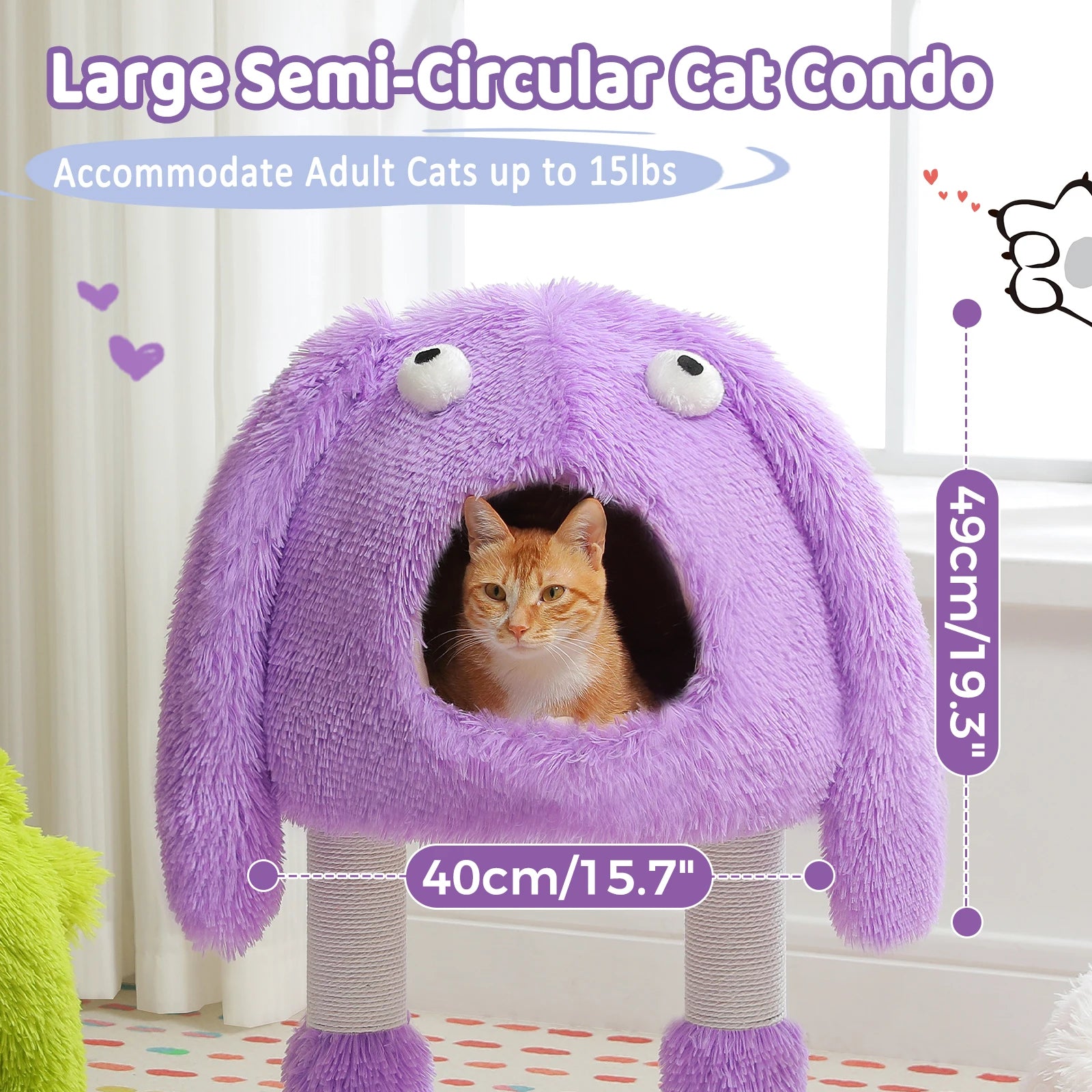 Arbre à chat 2-en-1