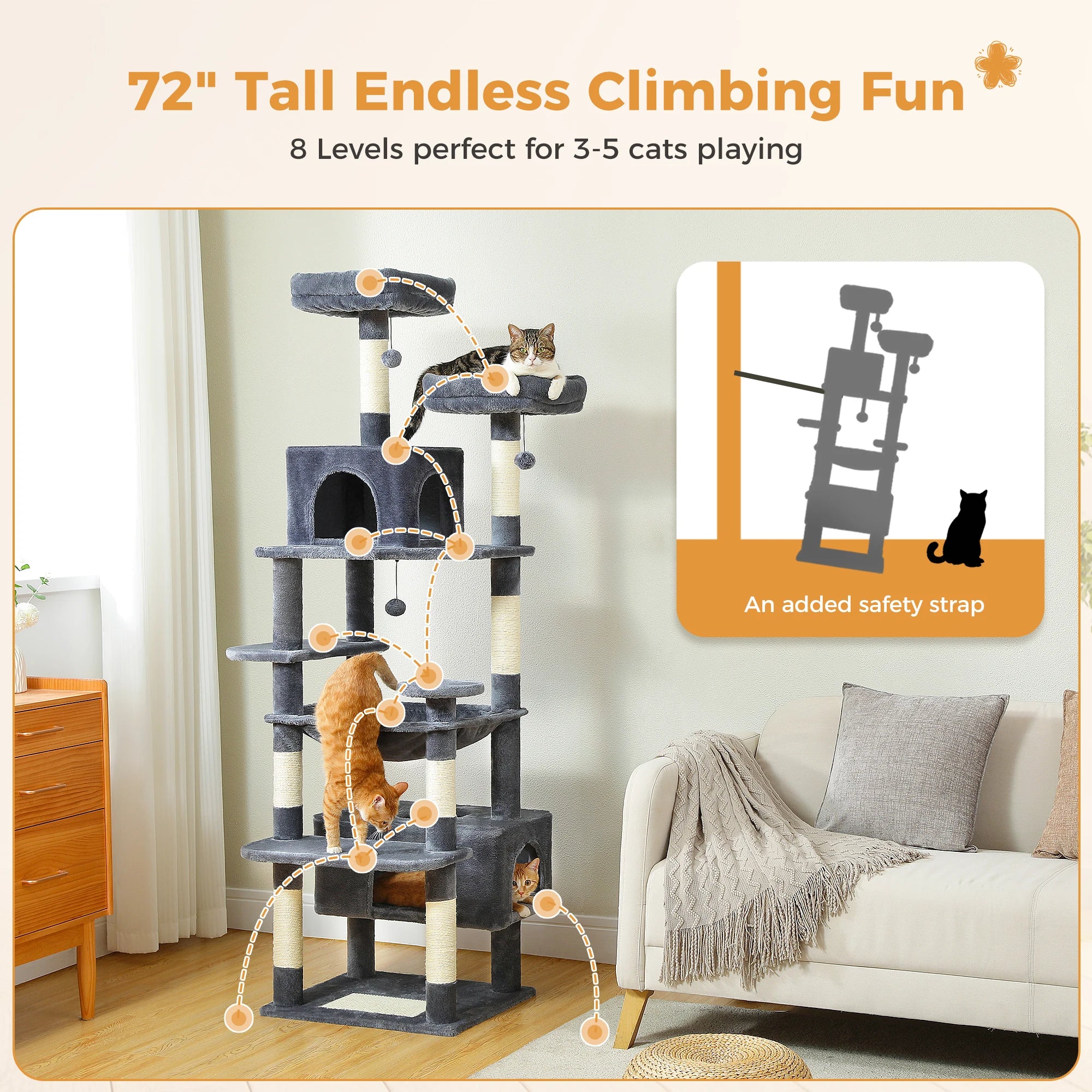 Grand arbre à chat