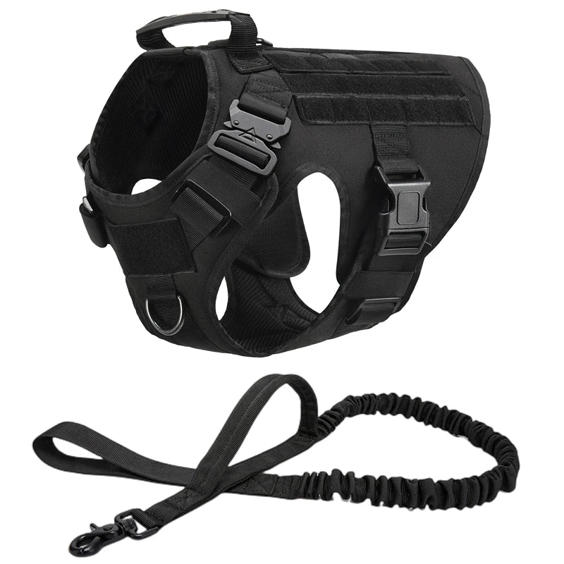 Harnais tactique militaire pour chien