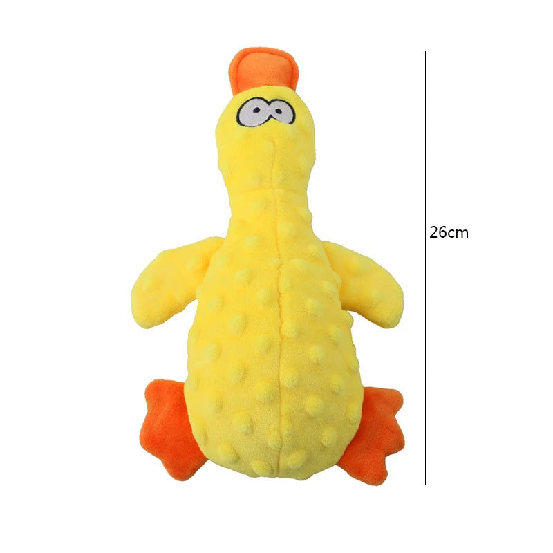 Plush Duck Squeaky Dog Toy