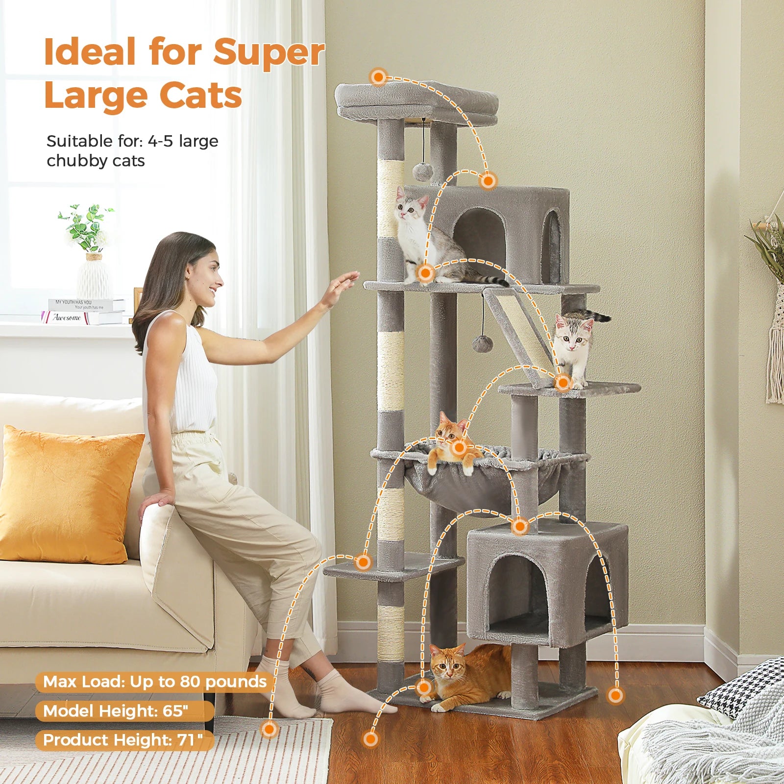 Grande tour arbre à chat