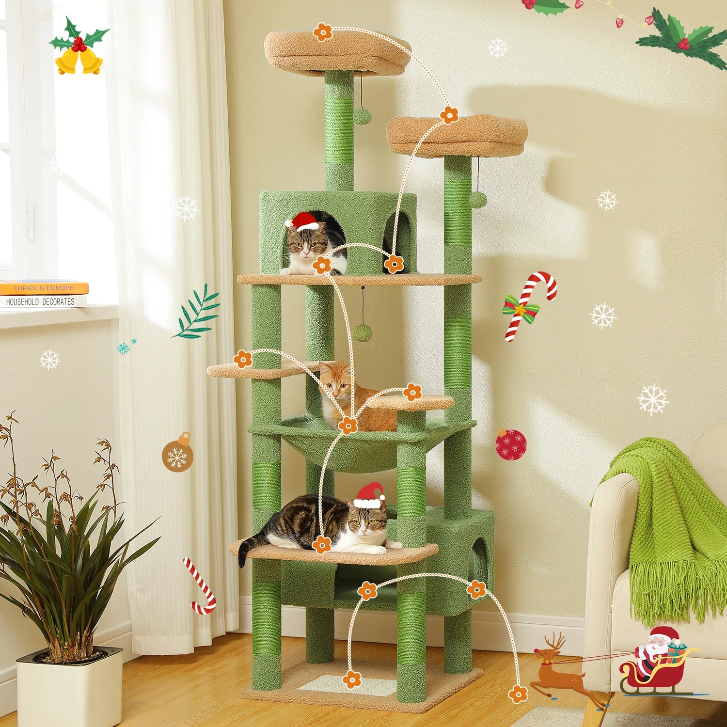 Grande tour arbre à chat