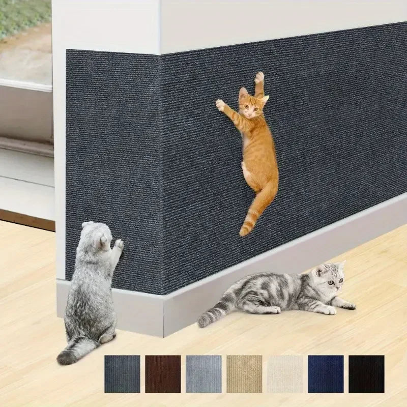 Tapis autocollant à griffer pour chat