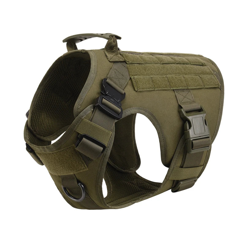 Harnais tactique militaire pour chien