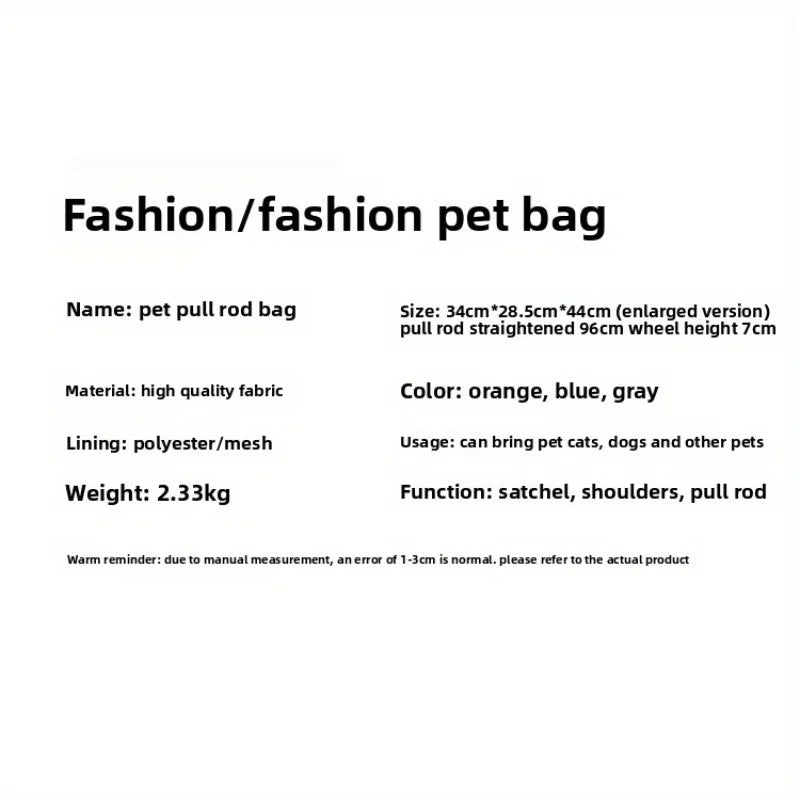 Sac à dos portable pour chat