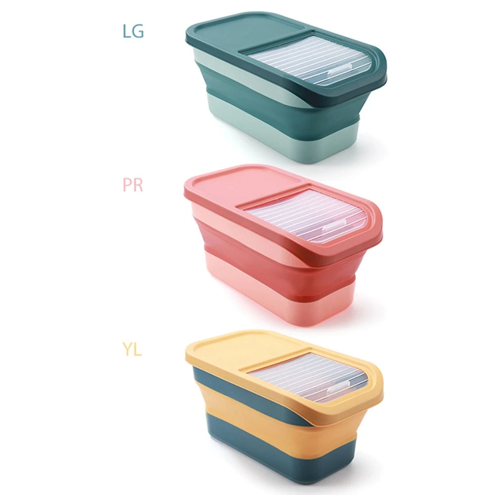 Conteneur pliable pour nourriture pour animaux