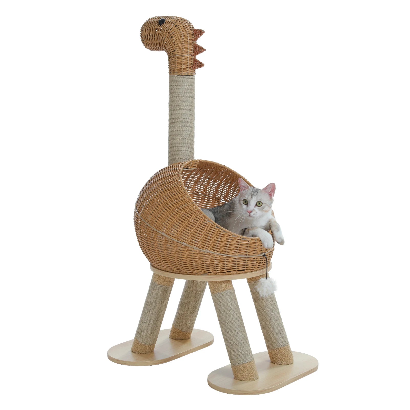 Arbre à chat dinosaure fantaisiste