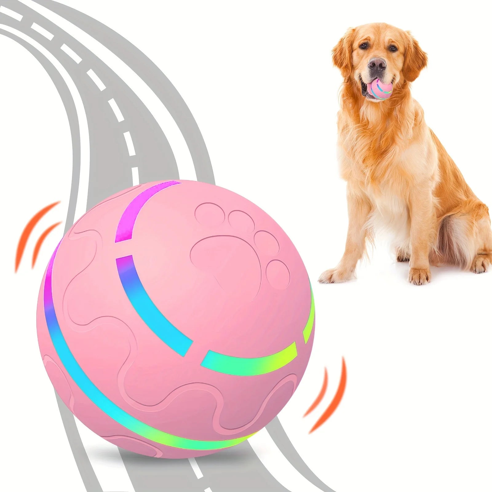Balle interactive pour chien