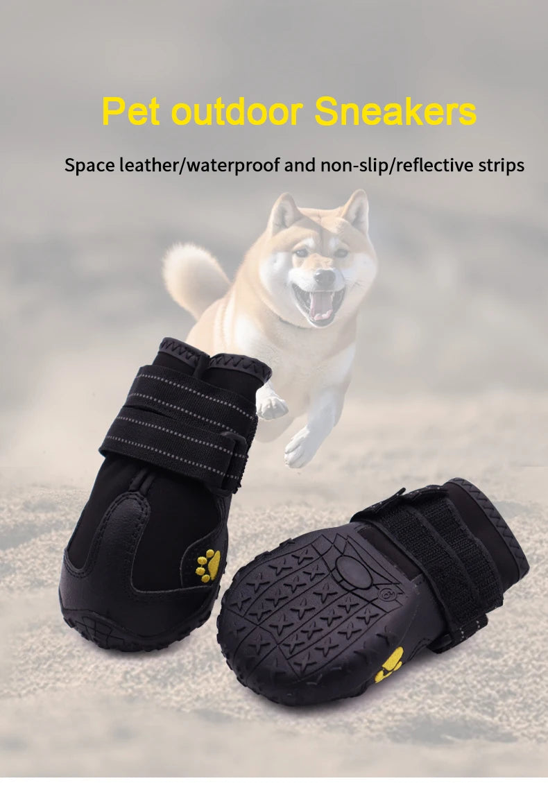 Bottes chaudes pour chien