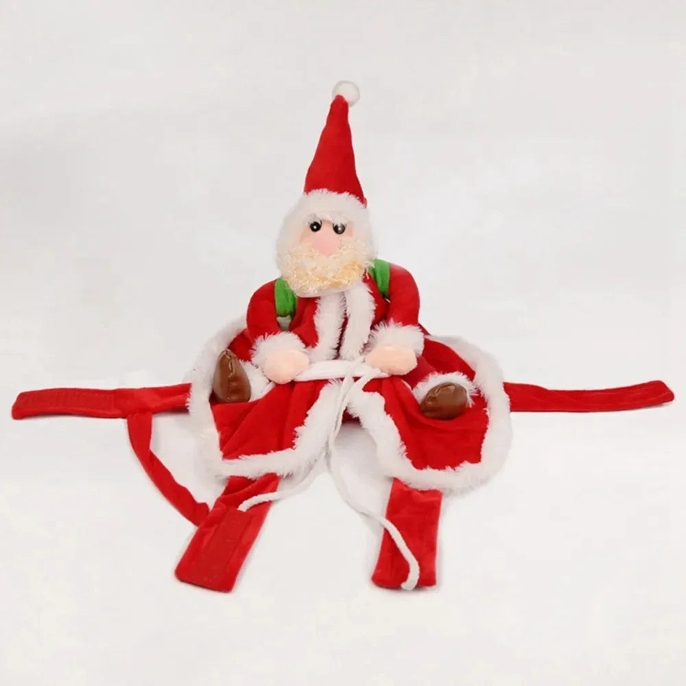 Santa Claus Christmas Dog Costume