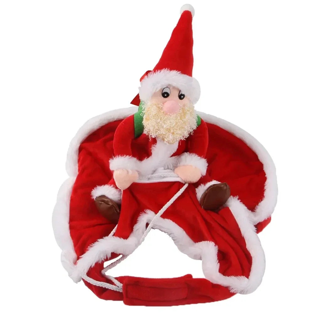 Santa Claus Christmas Dog Costume