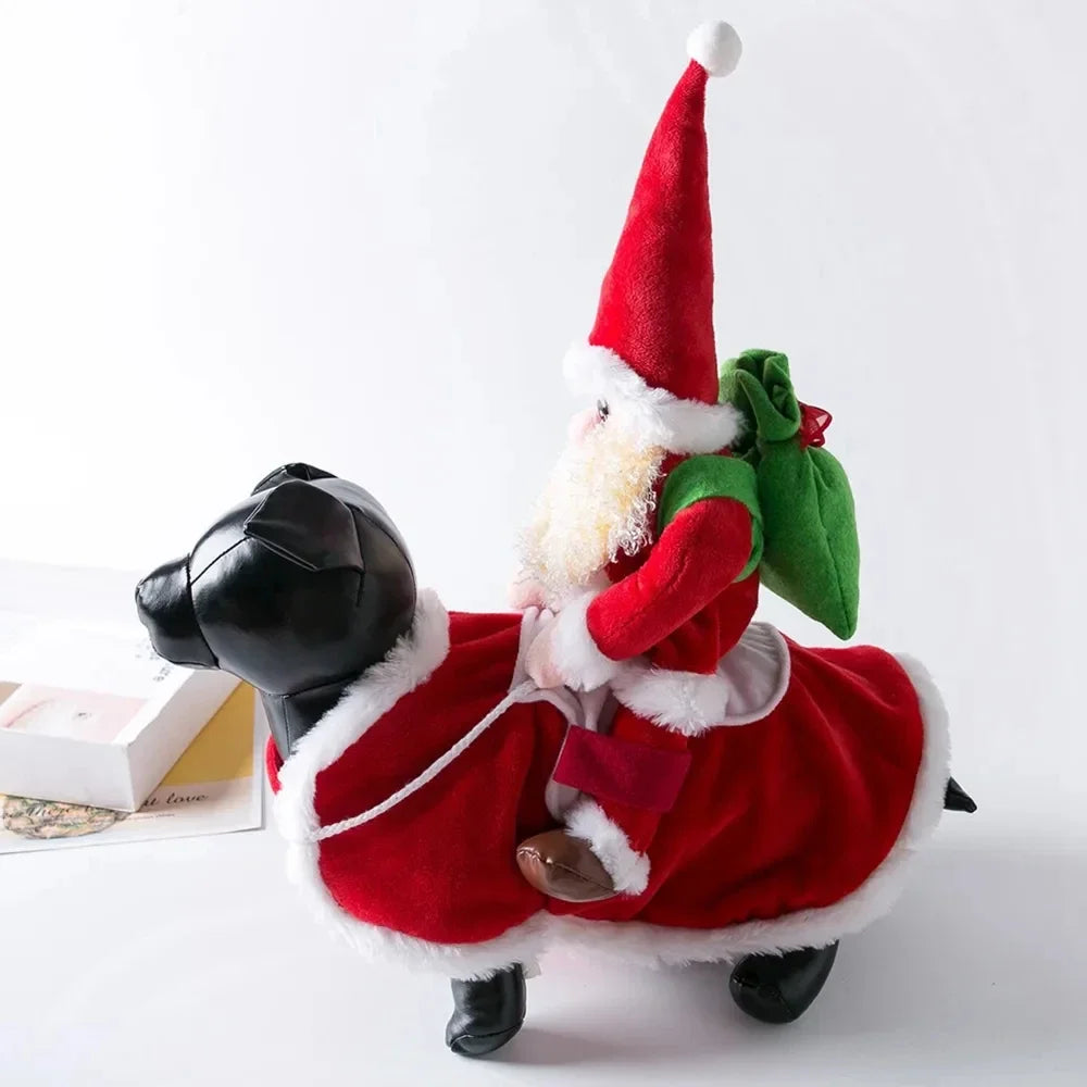 Santa Claus Christmas Dog Costume