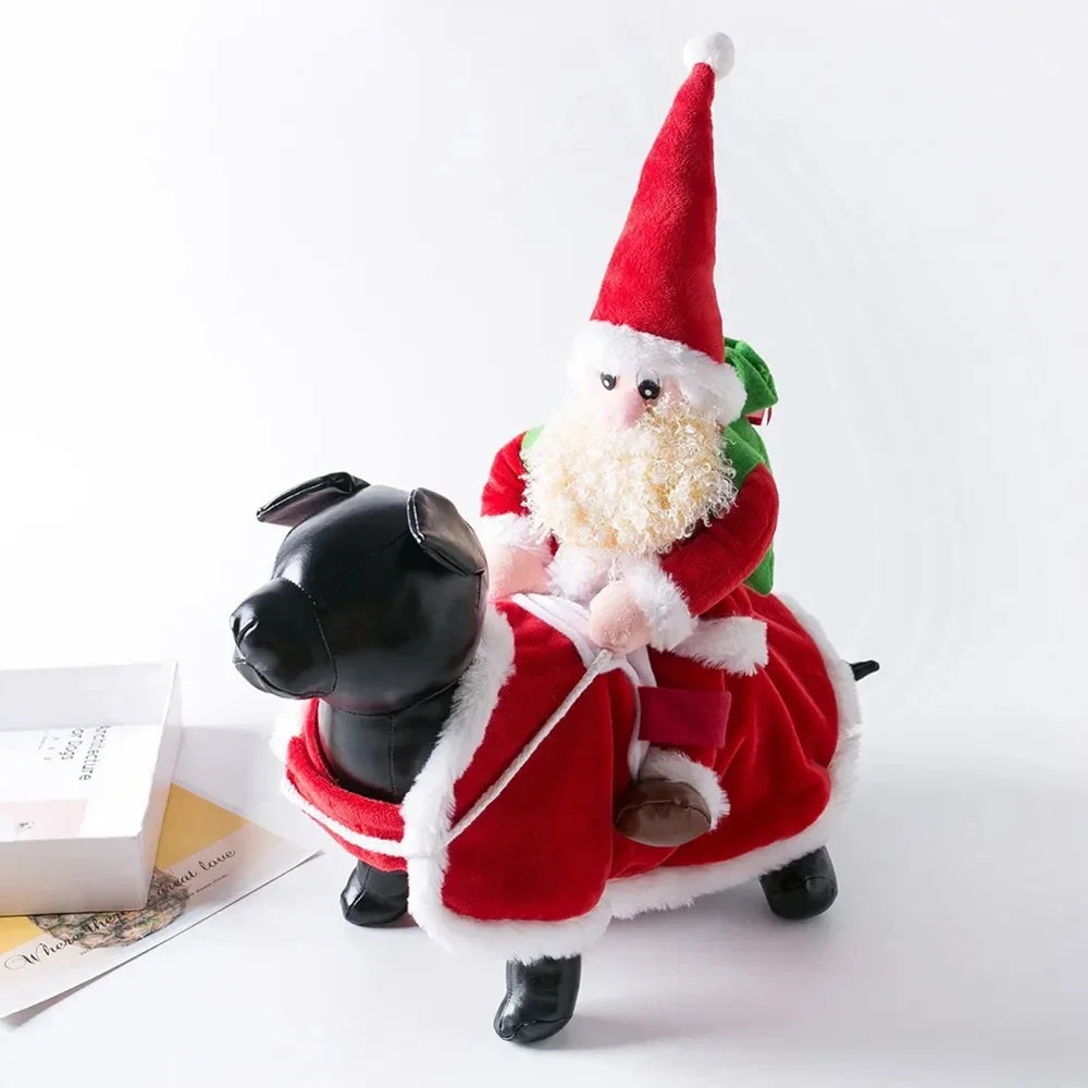 Santa Claus Christmas Dog Costume