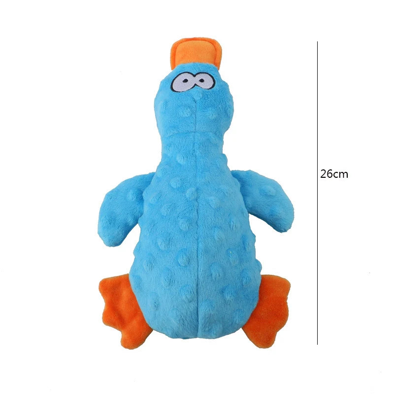 Plush Duck Squeaky Dog Toy