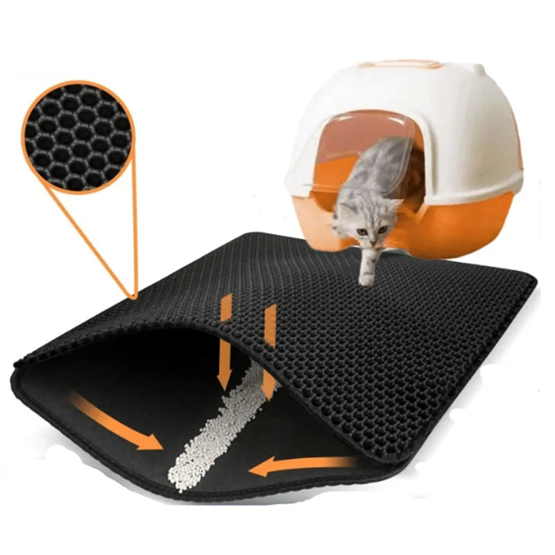 Tapis de litière pour chat