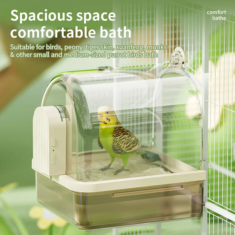 Baignoire automatique pour oiseaux