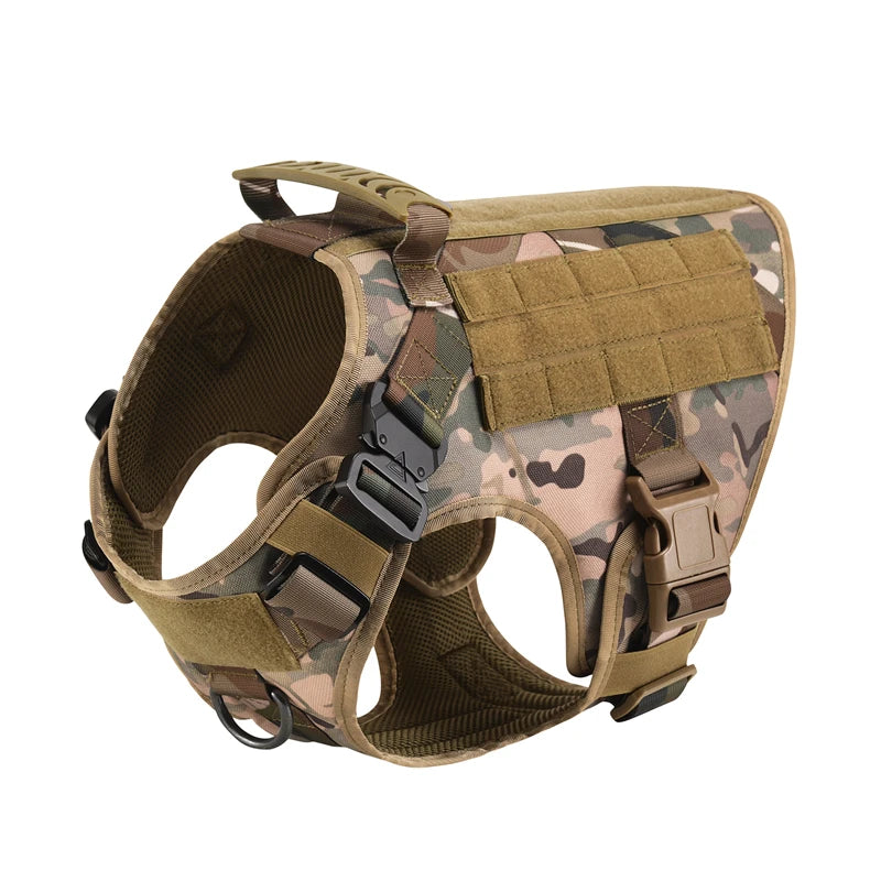 Harnais tactique militaire pour chien
