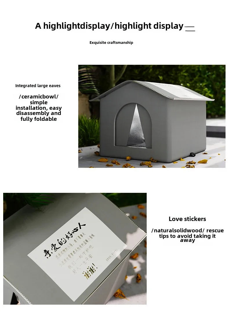 Waterproof Outdoor Pet Cave