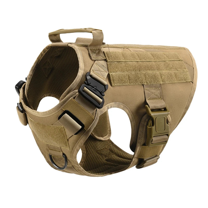 Harnais tactique militaire pour chien