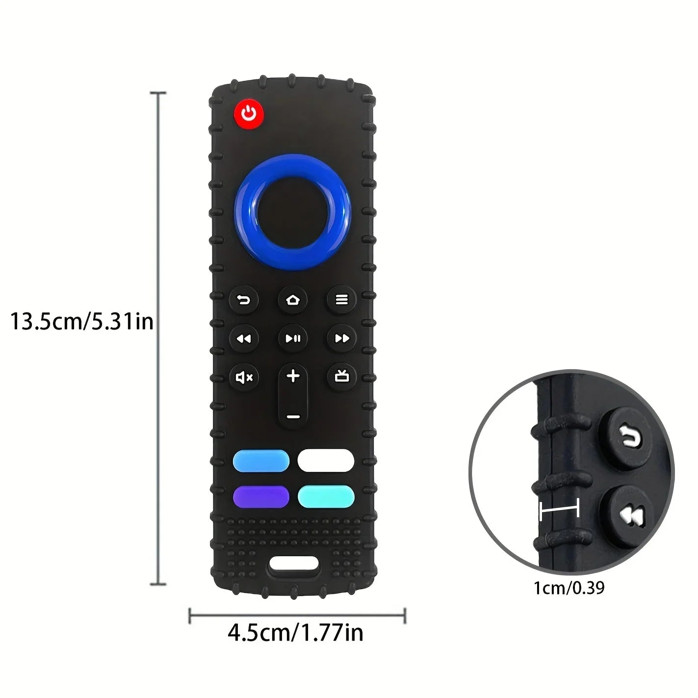 Silicone Remote Dog Teether