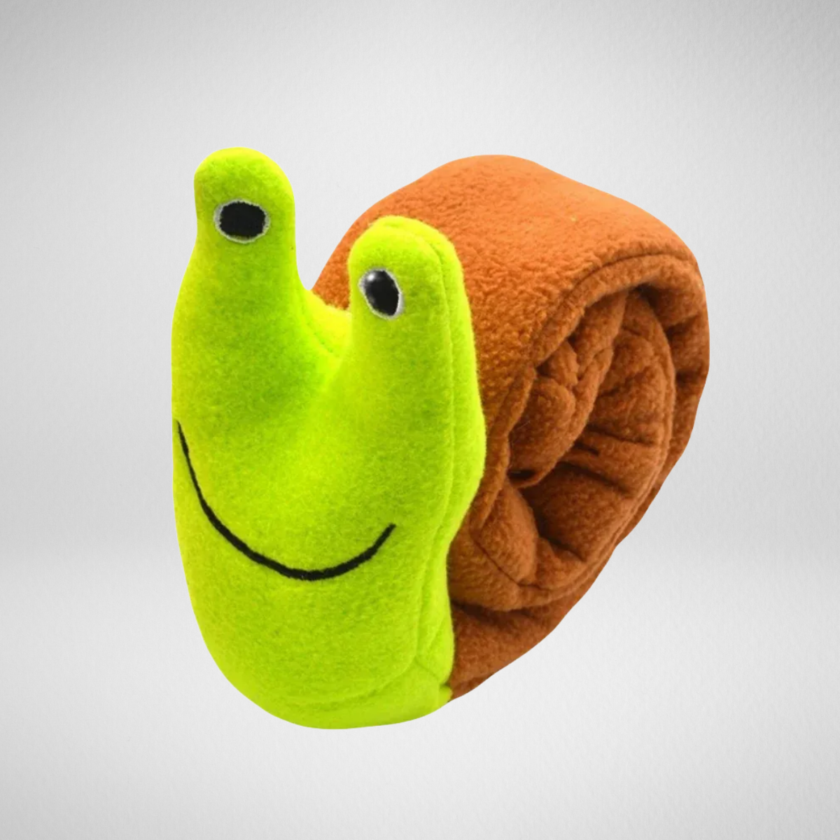 Snail Plush Dog Puzzle Feeder