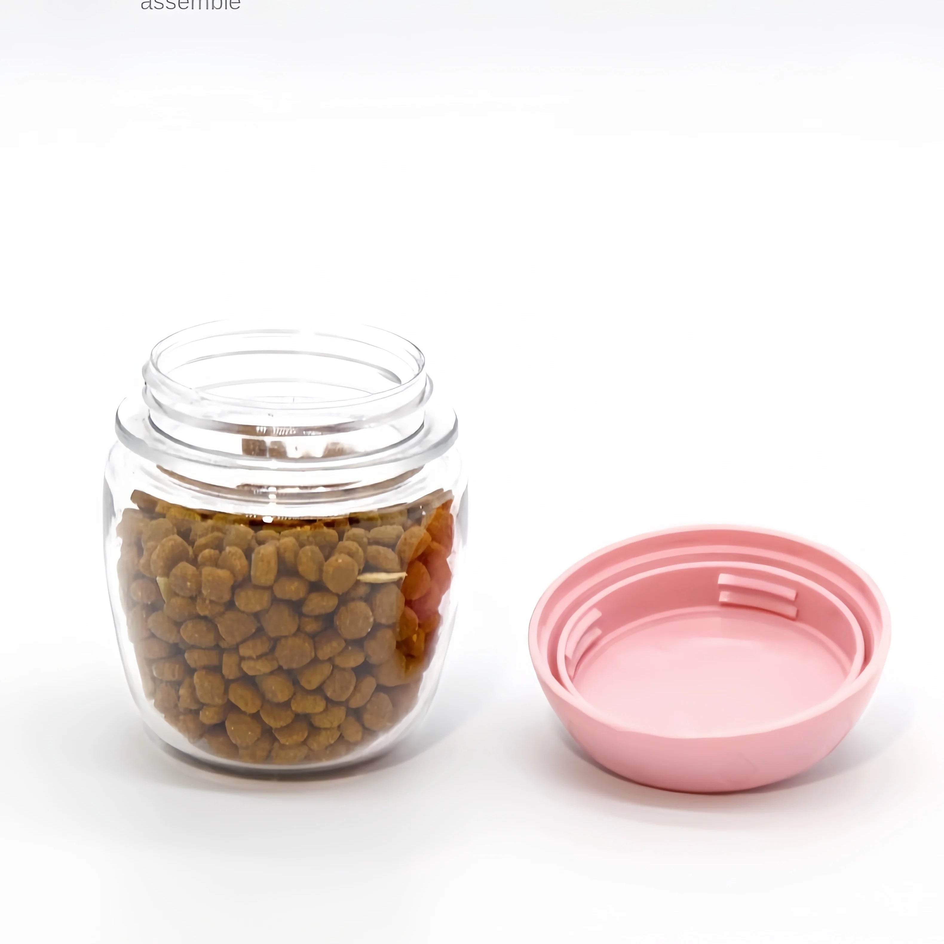 Travel Pet Water Bottle and Food Dispenser