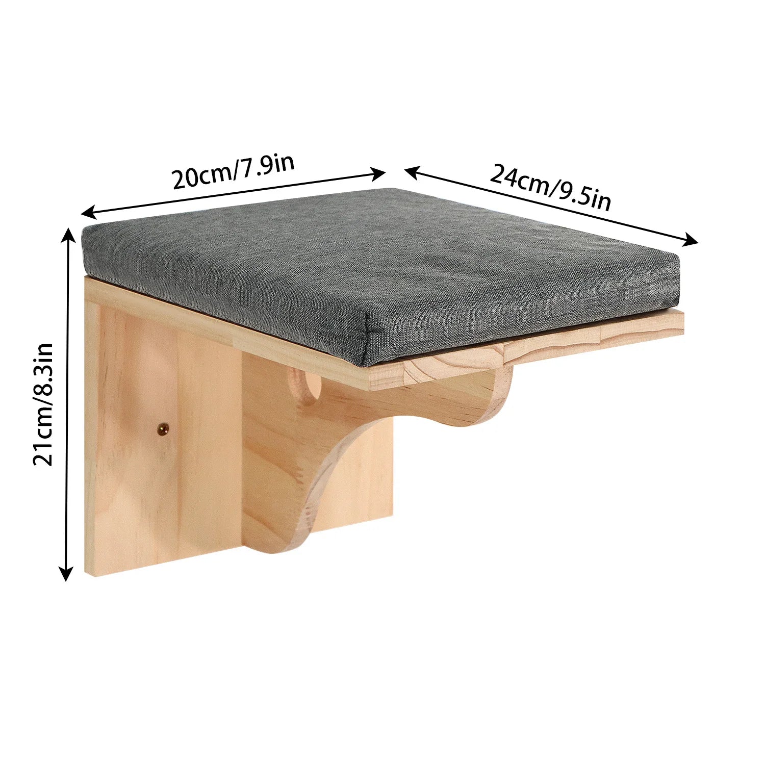 Wall-Mounted Cat Shelf Bed