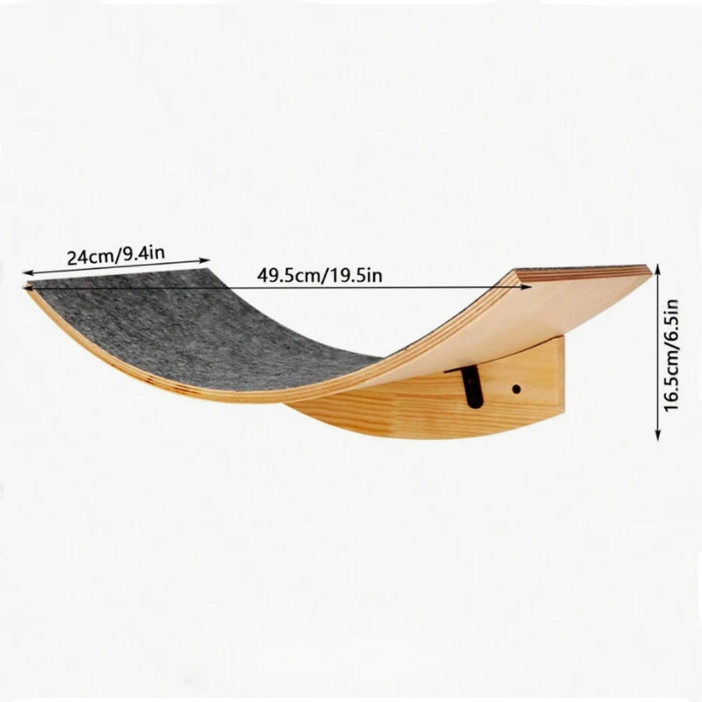 Wall-Mounted Cat Shelf Bed