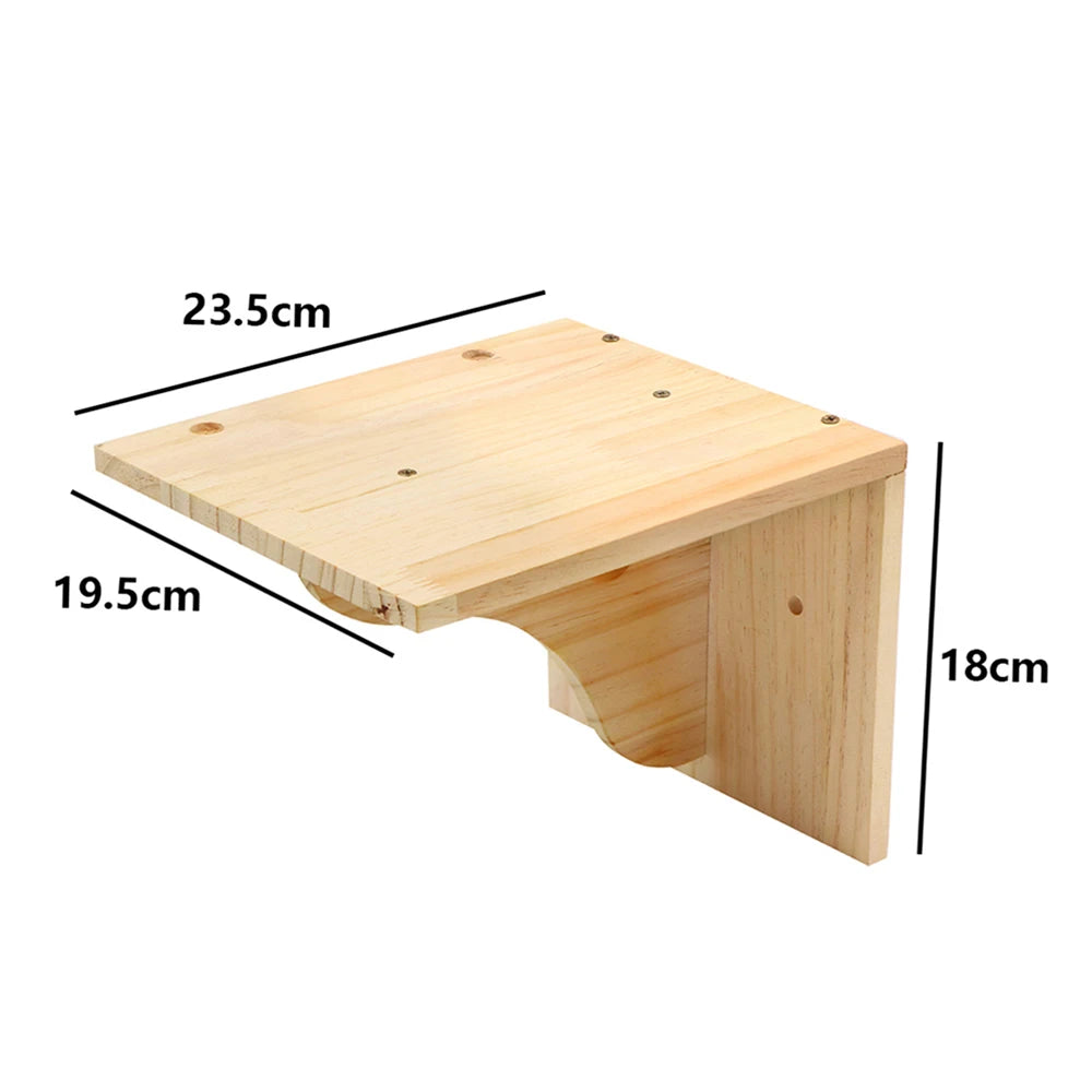 Wall-Mounted Cat Shelf Bed