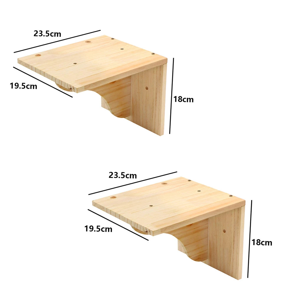 Wall-Mounted Cat Shelf Bed