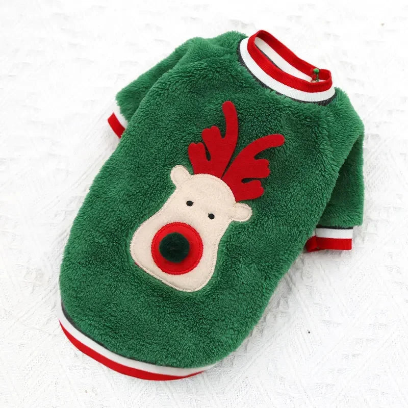 Warm Christmas Hoodie for Dogs