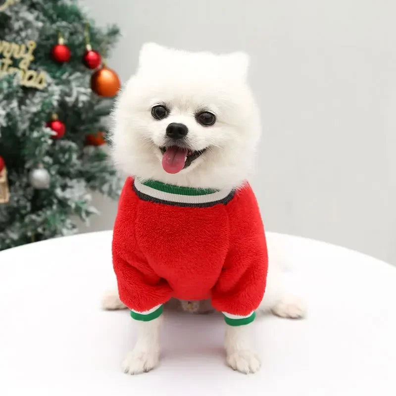 Warm Christmas Hoodie for Dogs