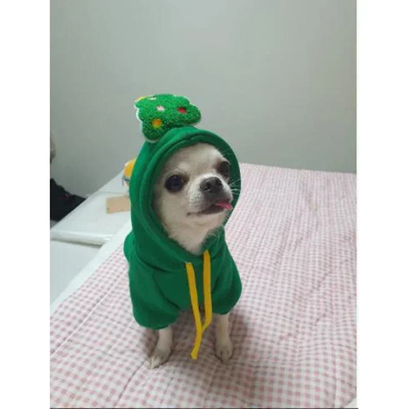 Warm Christmas Hoodie for Dogs