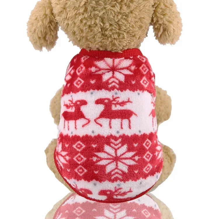 Warm Christmas Hoodie for Dogs