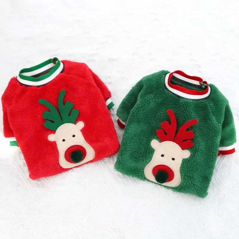 Warm Christmas Hoodie for Dogs