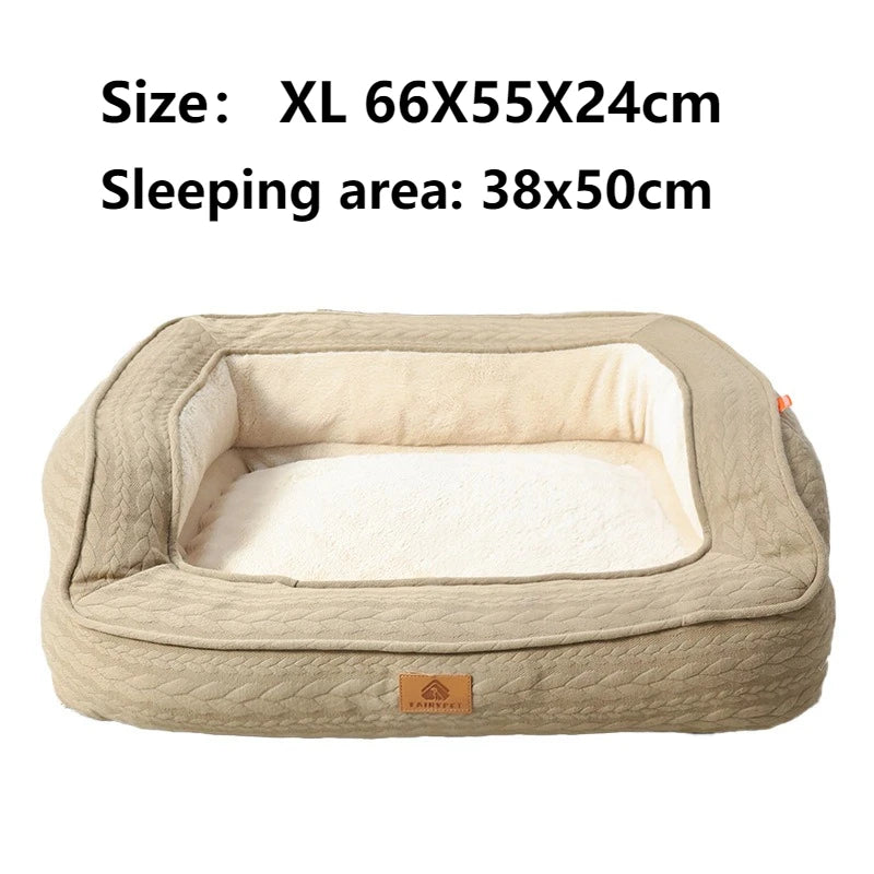 Warm Sofa Pet Bed for Cats and Dogs