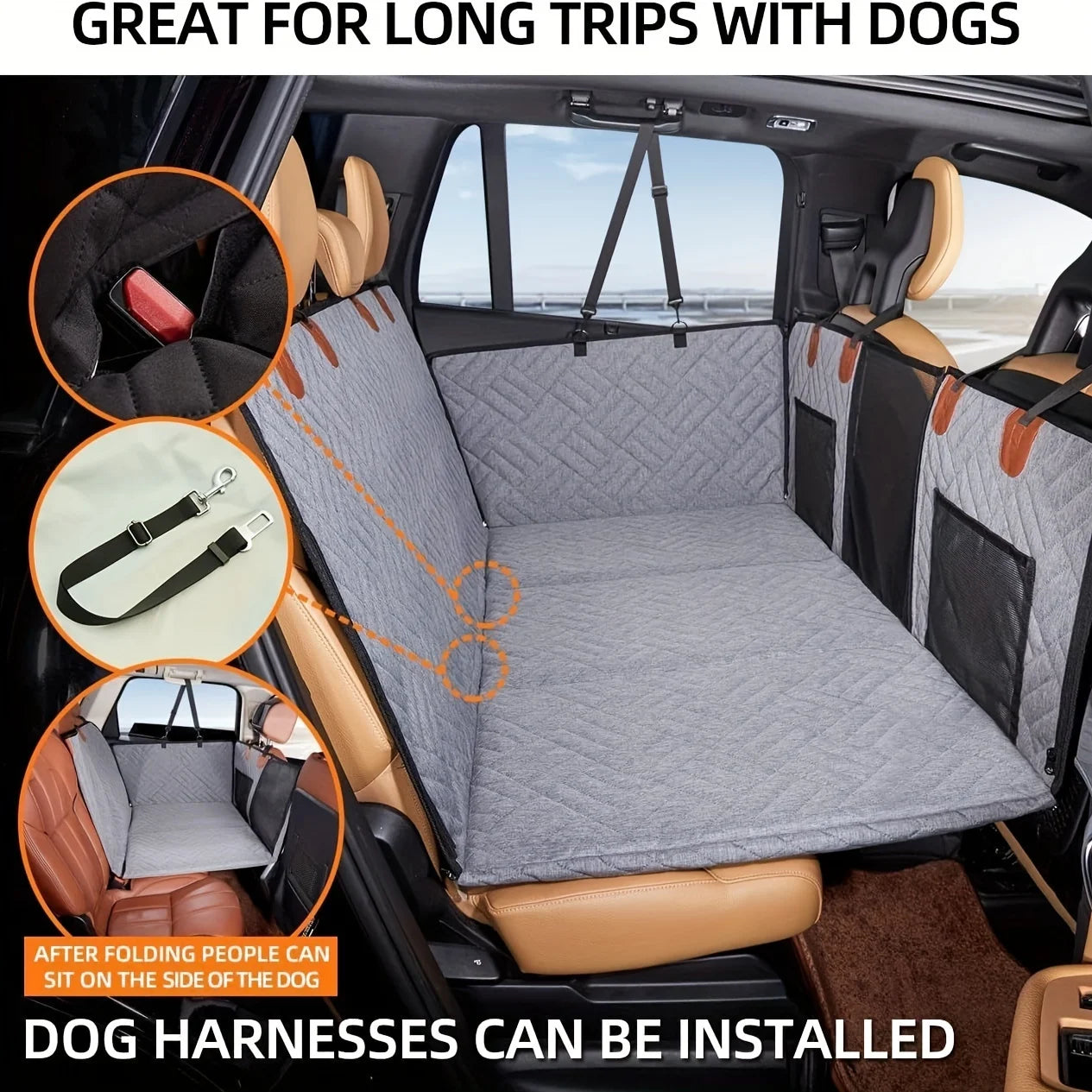 Waterproof Dog Car Seat Cover