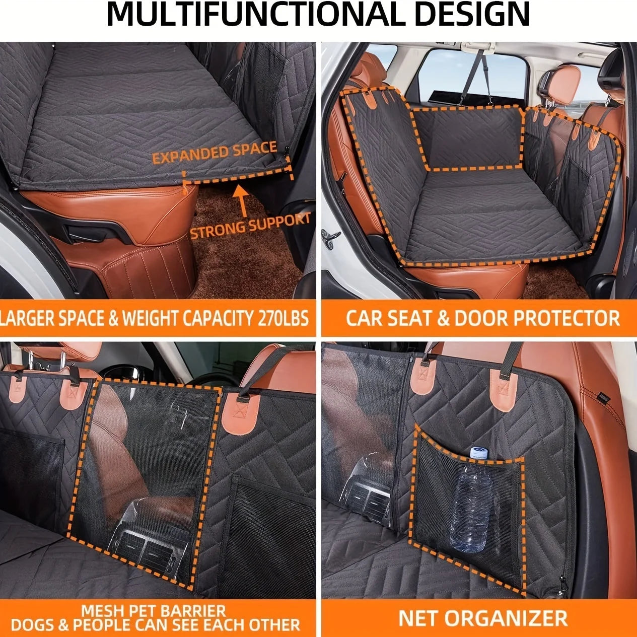 Waterproof Dog Car Seat Cover