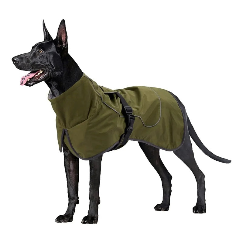 Waterproof Dog Raincoat with Soft Fleece Lining