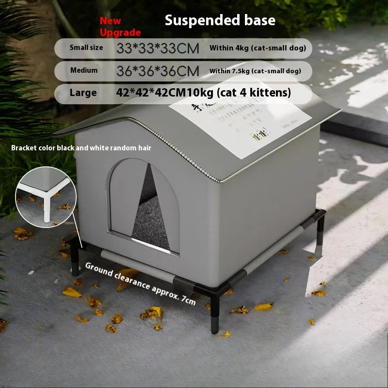 Waterproof Foldable Outdoor Cat House