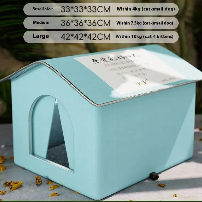 Waterproof Foldable Outdoor Cat House